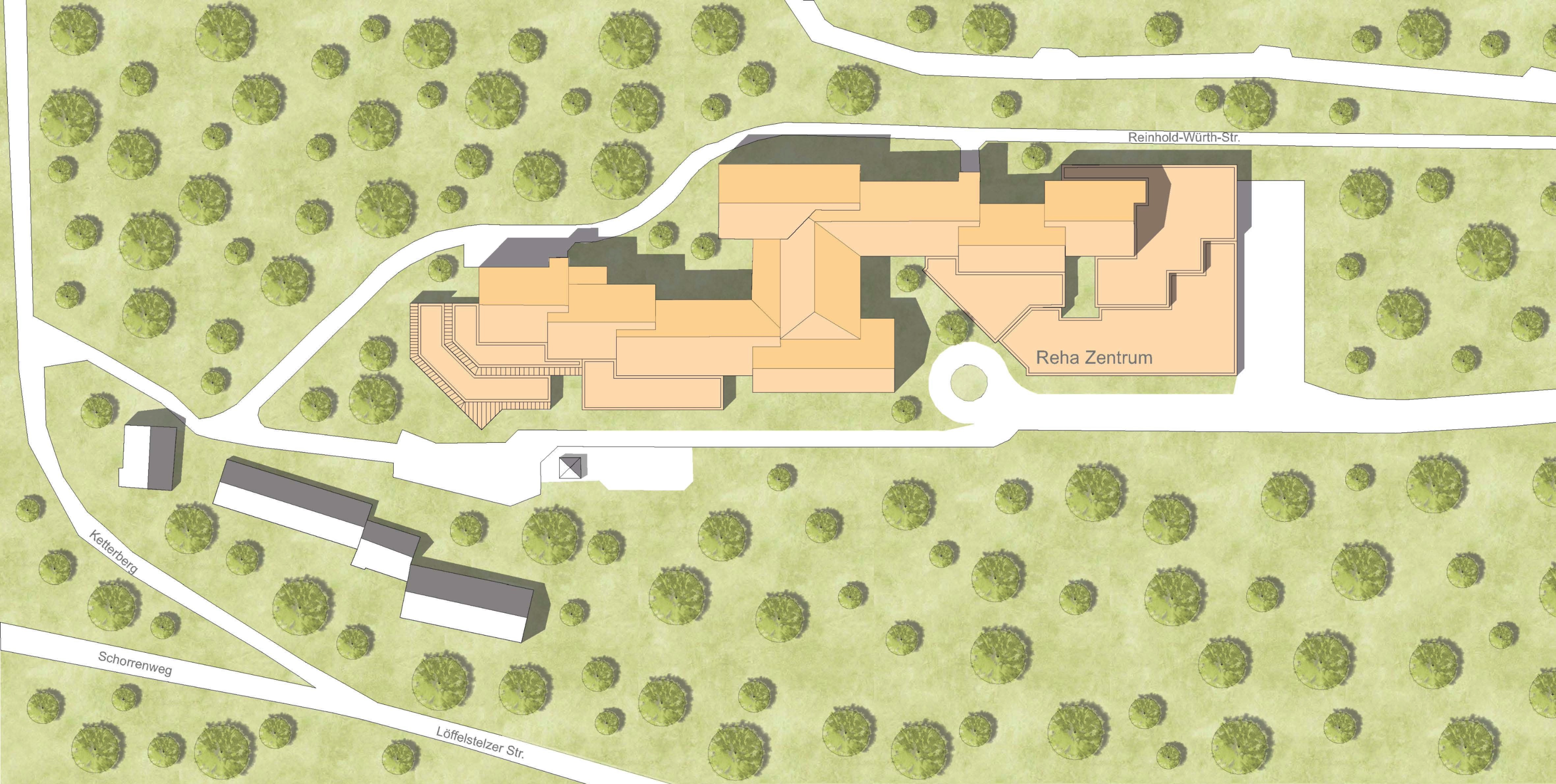 Lageplan Reha-Zentrum Bad Mergentheim